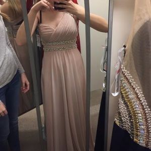 Dusty rose formal dress